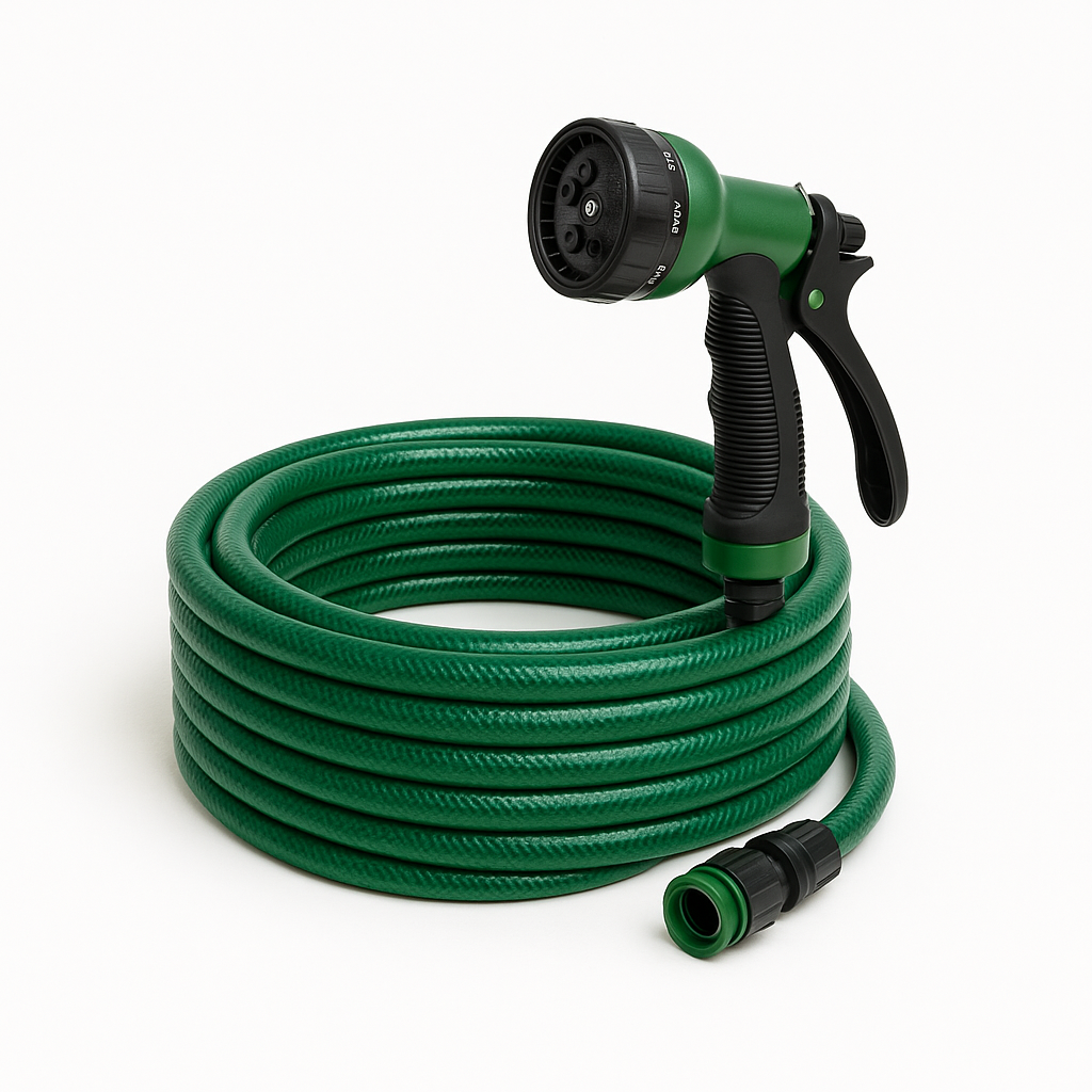 Garden Hose – 15m with Spray Nozzle